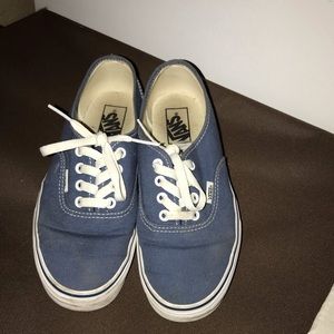 Denim blue vans